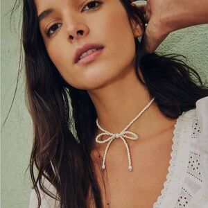 Free people babydoll choker necklace